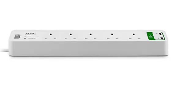 Prelungitor electric APC Essential SurgeArrest PM5U-RS, 5 Prize, 1,83m, Alb