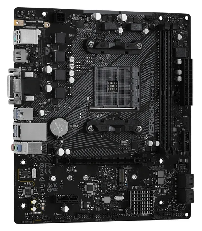 Placă de bază ASRock B550M-HDV, AM4, AMD B550, Micro-ATX
