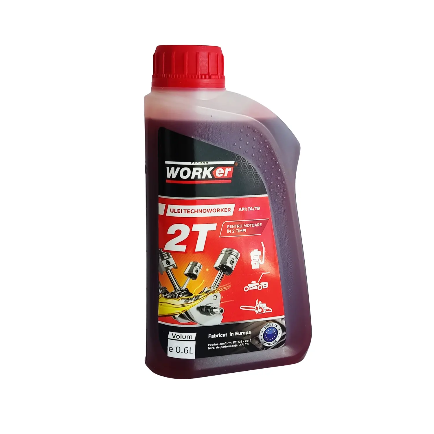 Ulei TechnoWorker 2T 0.6 L (Made in EU)
