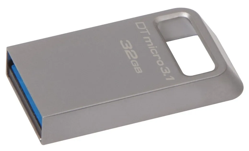 Memorie USB Kingston DataTraveler Micro 3.1, 32GB, Argintiu