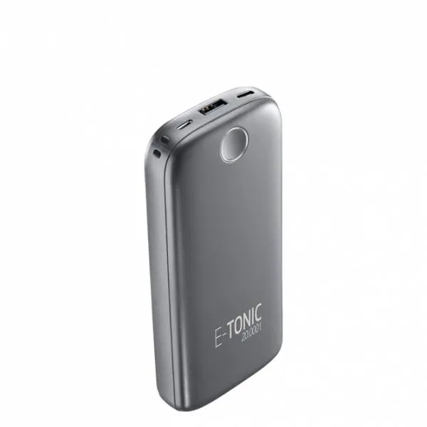 Acumulator extern Cellularline E-TONIC 20000, 20mAh, Negru