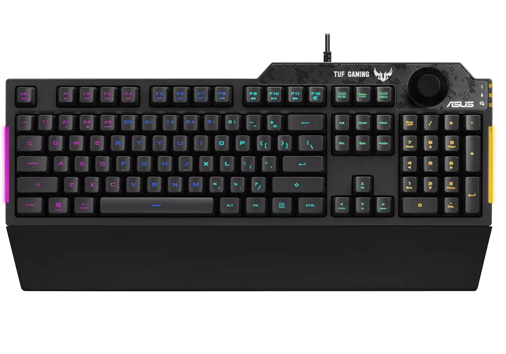 Tastatură ASUS TUF Gaming K1, Cu fir, Negru
