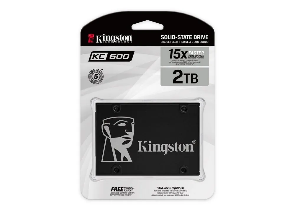 Unitate SSD Kingston KC600, 2048GB, SKC600/2048G