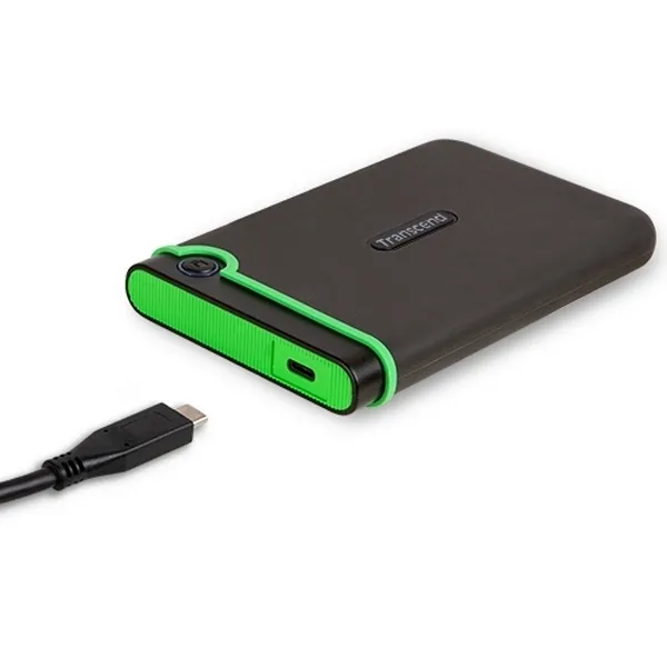 HDD portabil extern Transcend StoreJet 25M3C, 2 TB, Iron Gray (TS2TSJ25M3C)