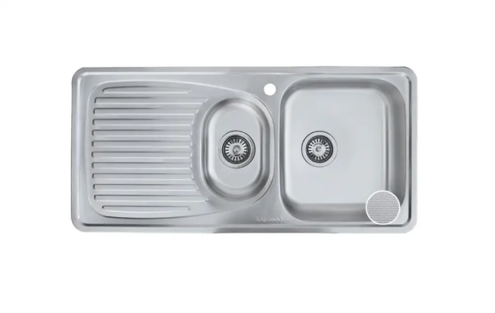 Chiuveta blat 2 cuve| inox FREDDO| 1000x500| SN9011D   
