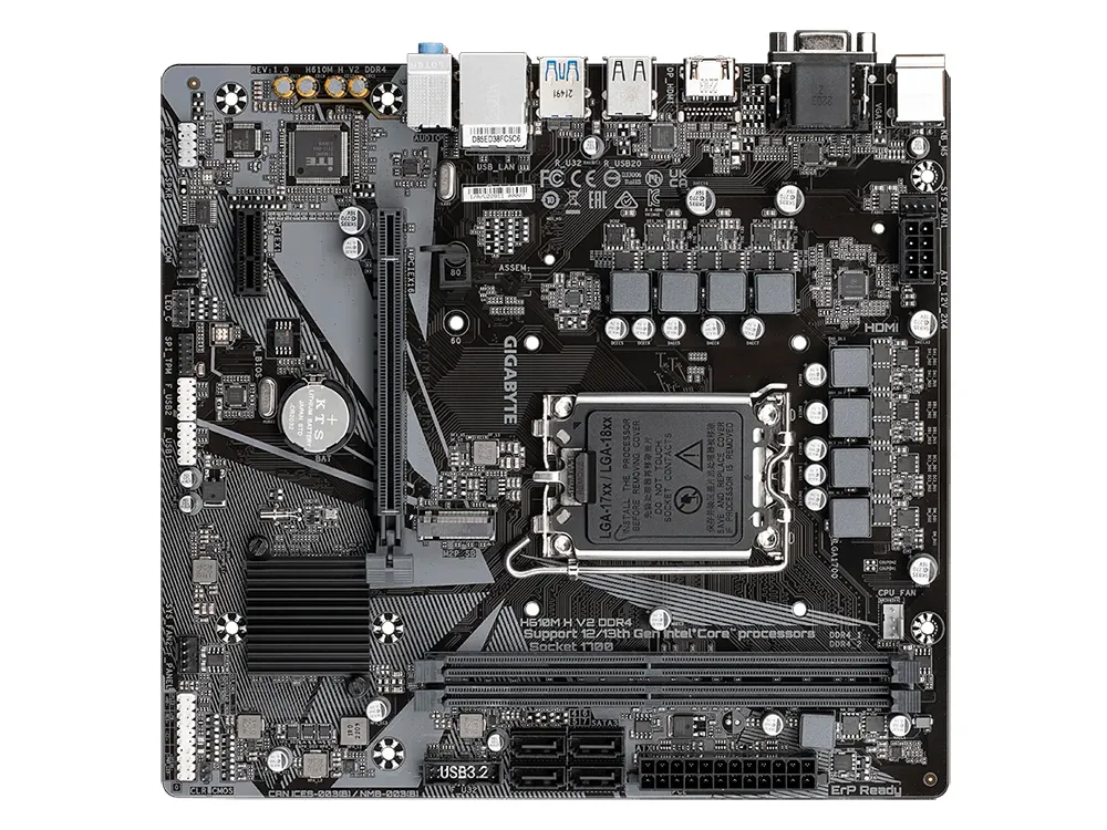 Placă de bază Gigabyte H610M H V2 DDR4, LGA1700, Intel H610, Micro-ATX