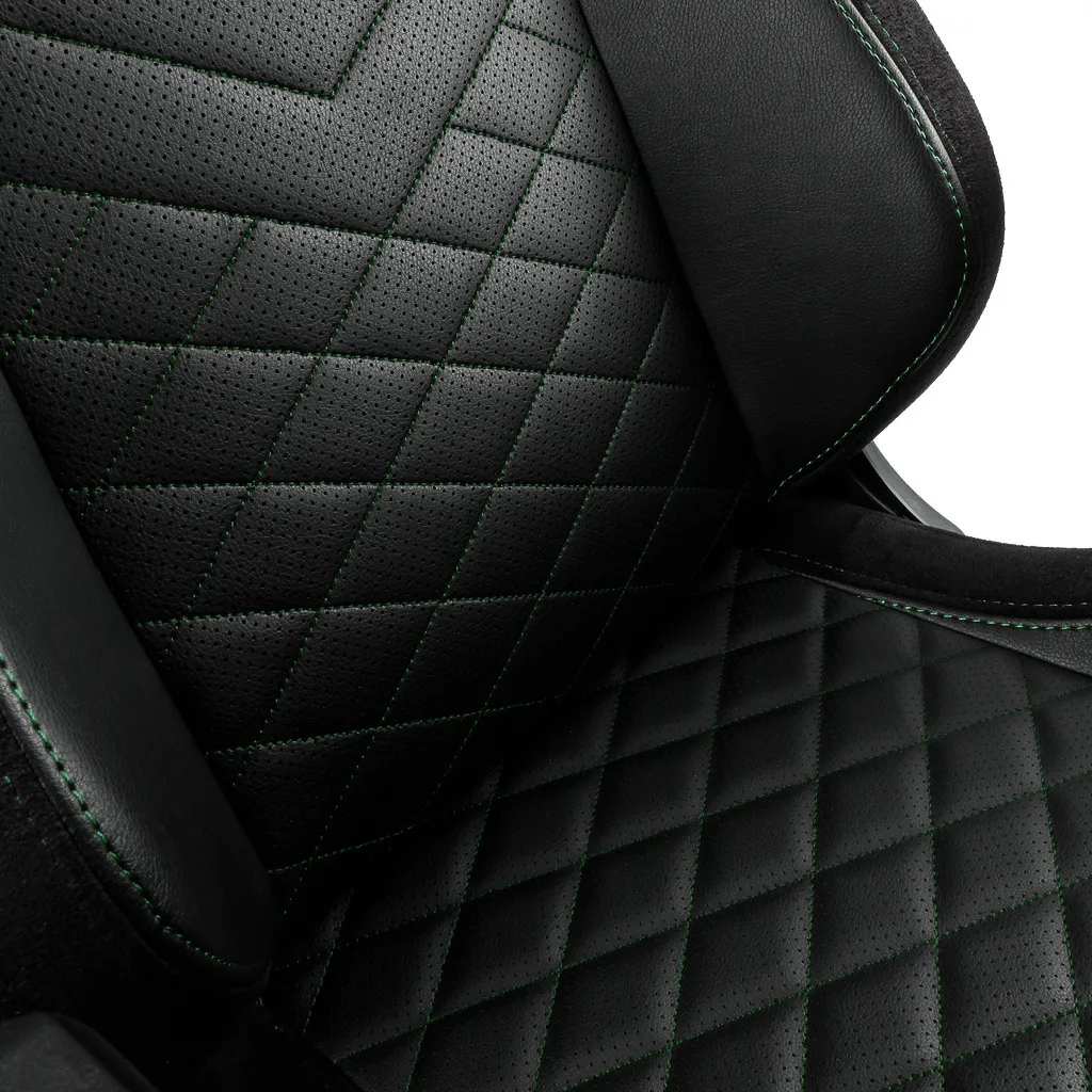 Scaun Gaming Noblechairs Epic, PU Piele, Negru/Verde