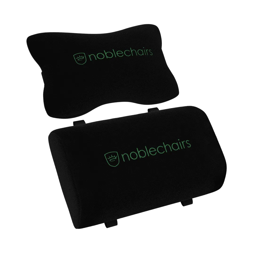 Scaun Gaming Noblechairs Epic, PU Piele, Negru/Verde