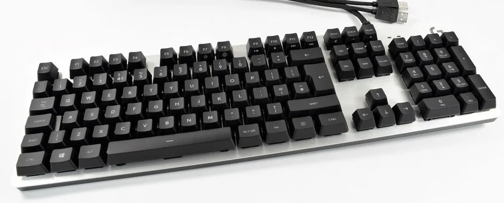 Tastatură Logitech G413, Cu fir, Negru/Argintiu