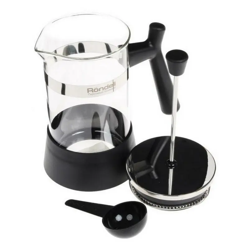 Cafetiera French Press Rondell RDS-426, 0,6L, Negru