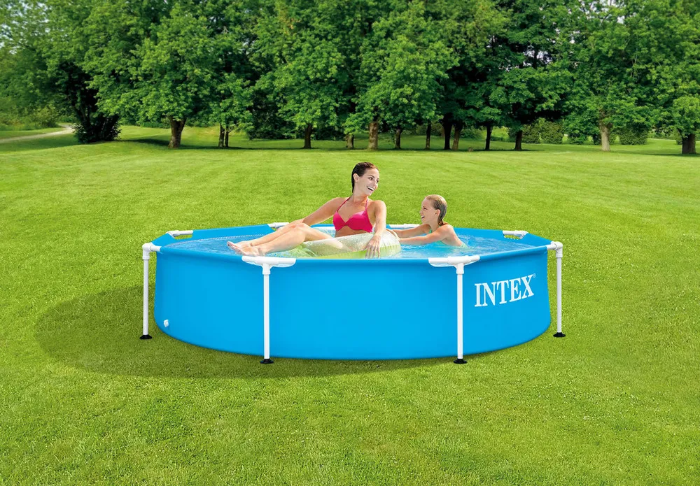 Piscină cu cadru metalic Intex Metal Frame, 1828L, Albastru deschis, 28205