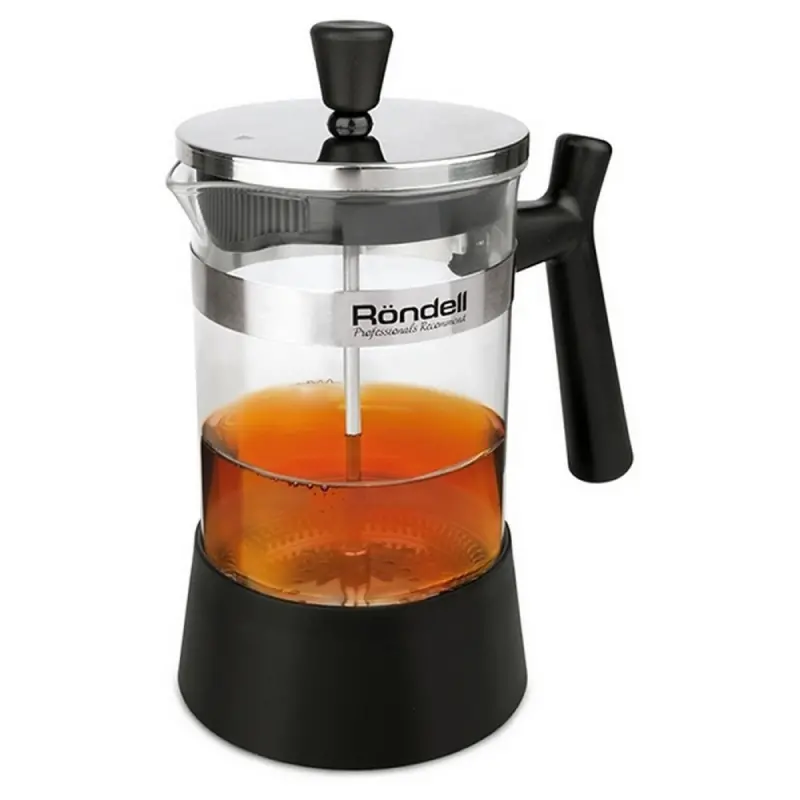 Cafetiera French Press Rondell RDS-426, 0,6L, Negru