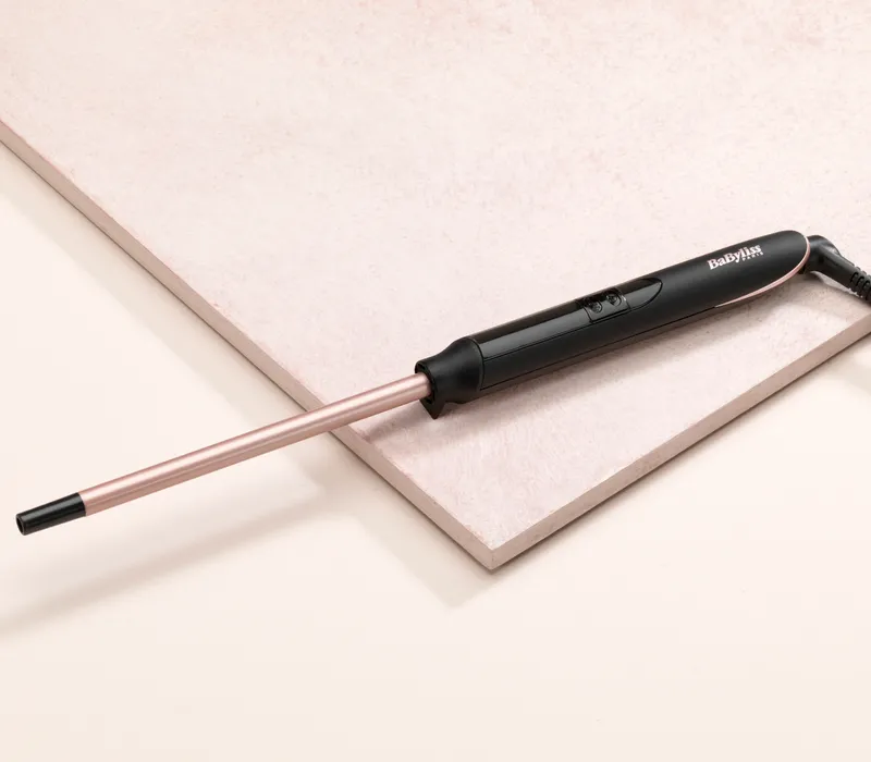 Ondulator de păr BaByliss Tight Curls Wand C449E, Negru | Roz