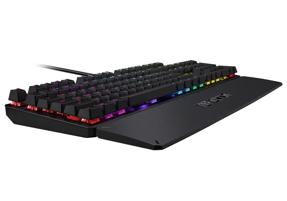 Tastatură ASUS TUF Gaming K3, Cu fir, Gri Metalic