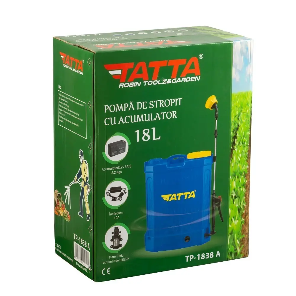 Stropitoare pe acumulator Tatta TP- 1838A  18L