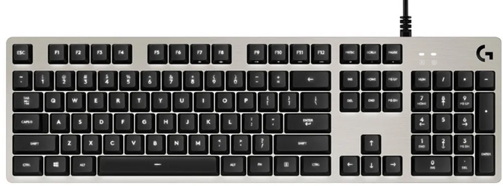 Tastatură Logitech G413, Cu fir, Negru/Argintiu