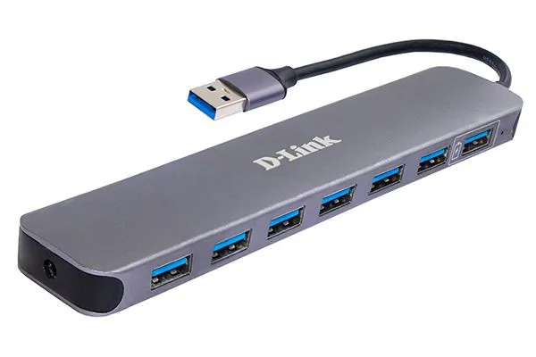Adaptor Hub D-Link DUB-1370, Gri