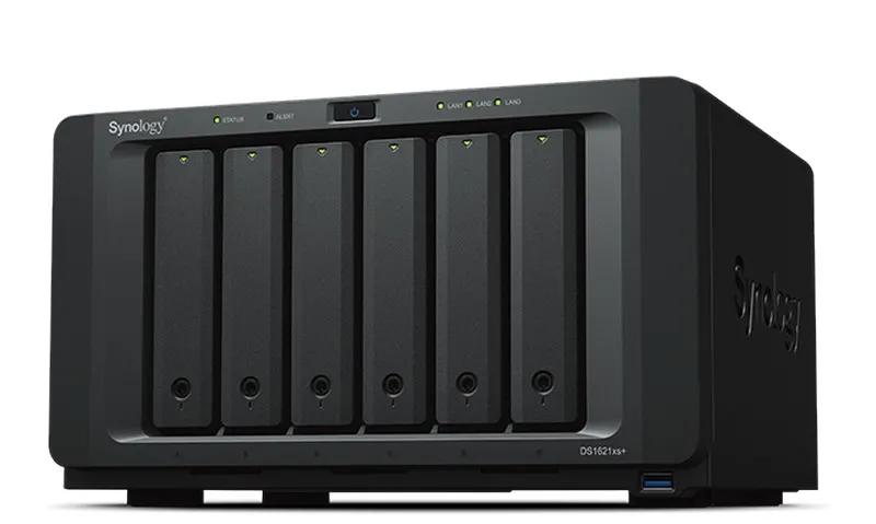 Stocare atașată la rețea SYNOLOGY DS1621xs+, Negru