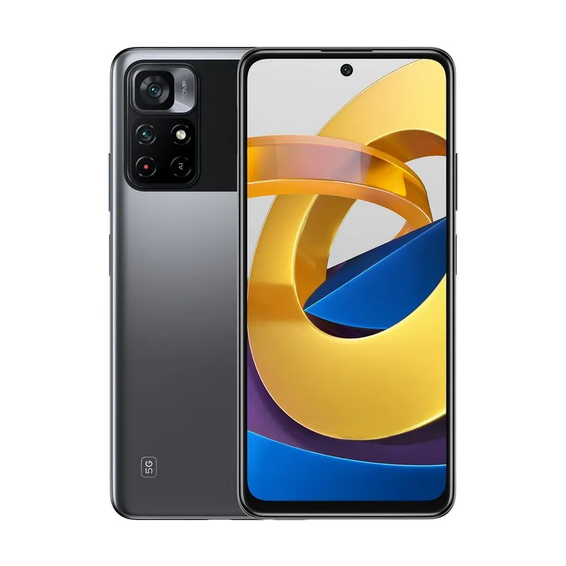 Smartphone Xiaomi Poco M4 Pro 5G, 4GB/64GB, Power Black