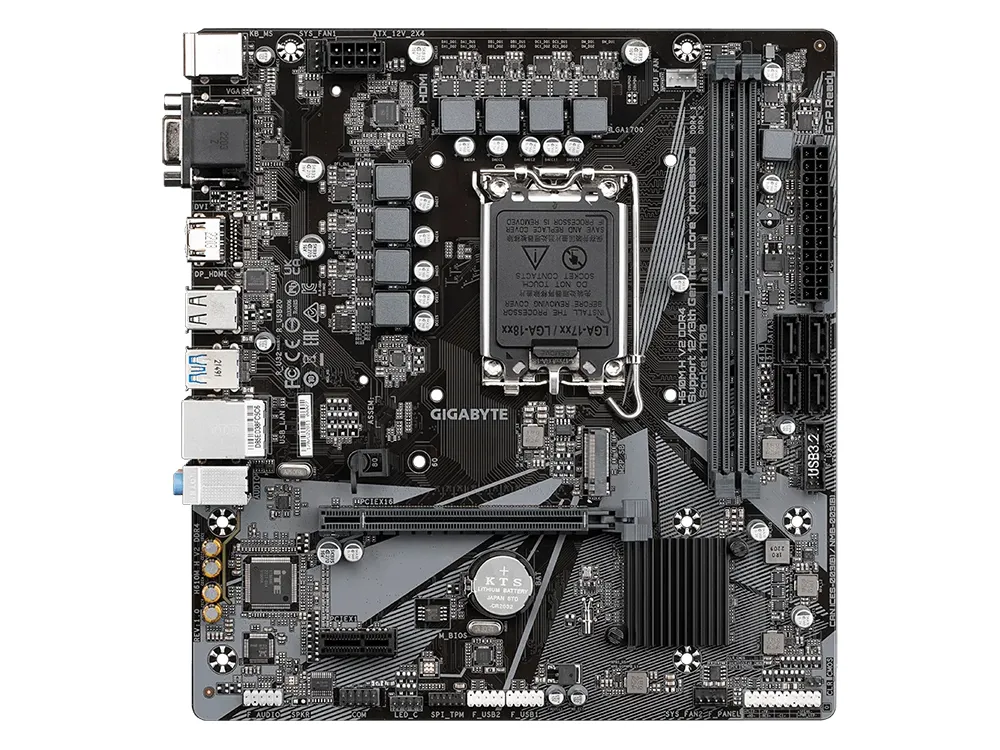 Placă de bază Gigabyte H610M H V2 DDR4, LGA1700, Intel H610, Micro-ATX