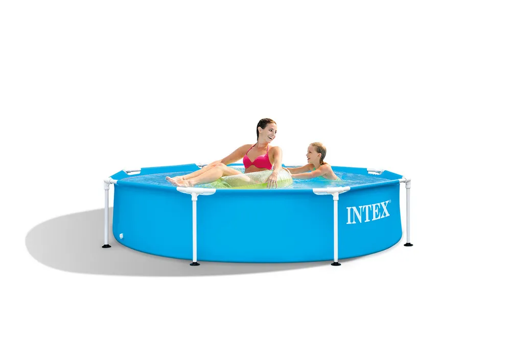 Piscină cu cadru metalic Intex Metal Frame, 1828L, Albastru deschis, 28205