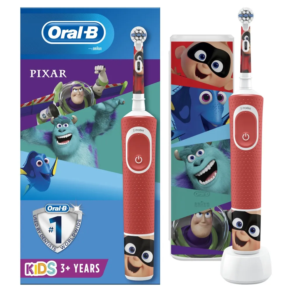 Periuță de dinți electrică BRAUN Kids Vitality D100, Roșu