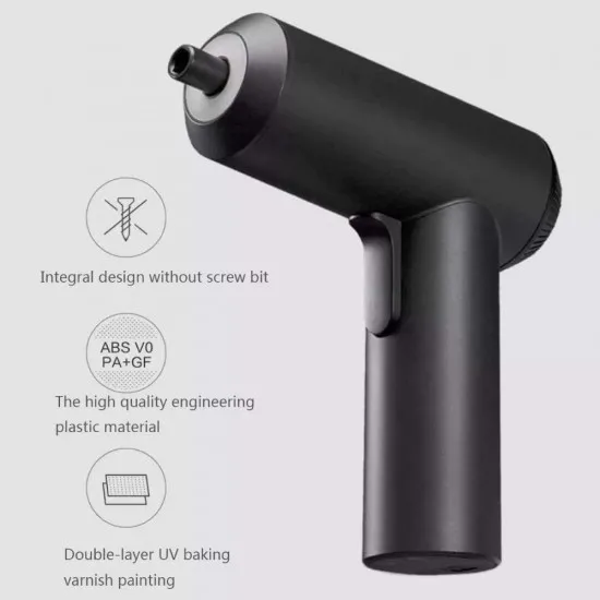 Xiaomi Mijia Electric Screwdriver 3.6v, Negru