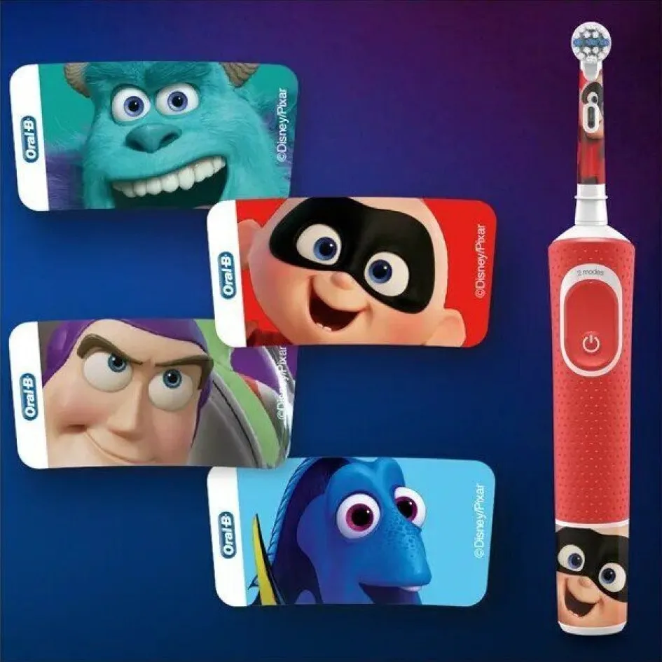 Periuță de dinți electrică BRAUN Kids Vitality D100, Roșu
