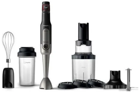 Blender de mână PHILIPS Viva Collection ProMix HR2657/90, Negru
