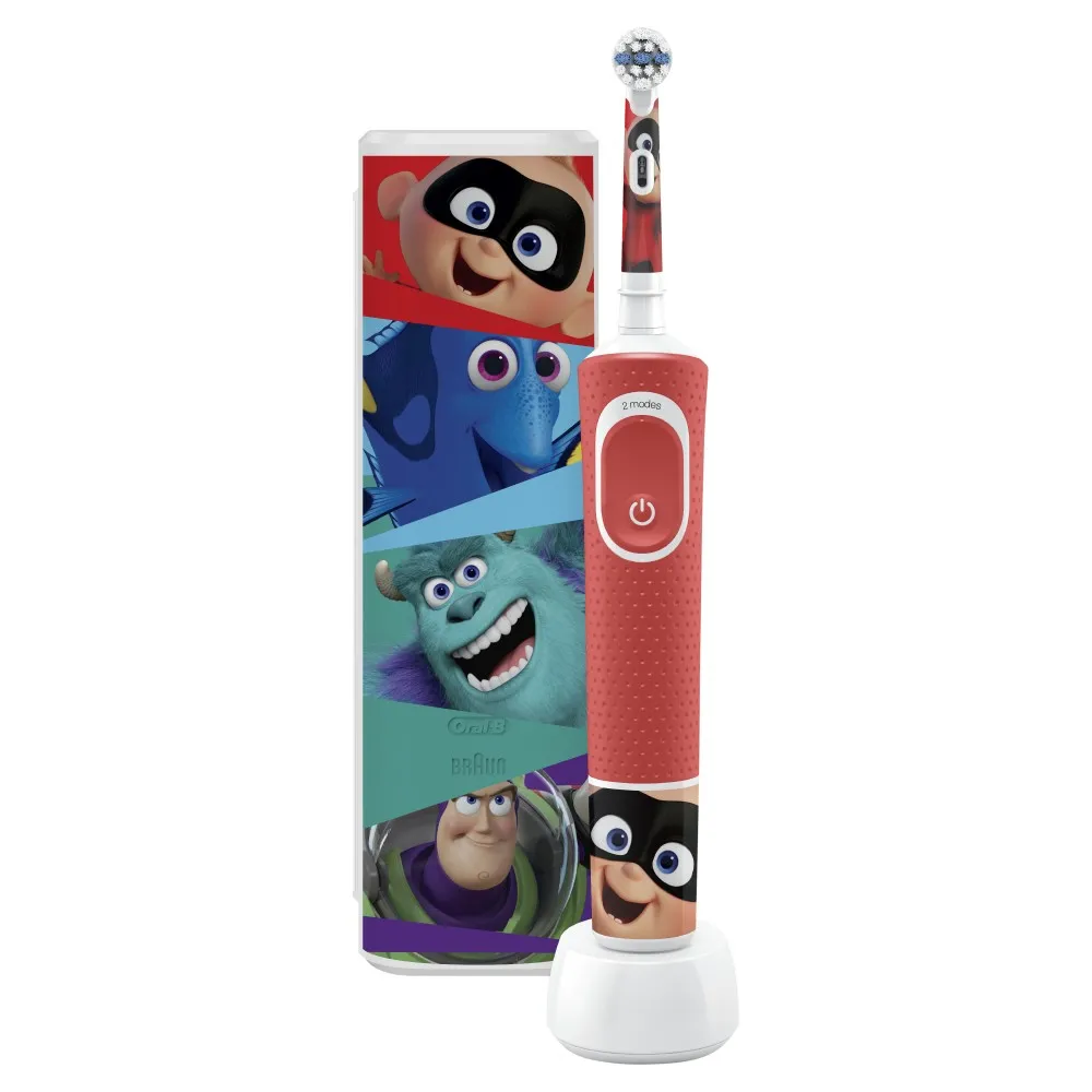 Periuță de dinți electrică BRAUN Kids Vitality D100, Roșu