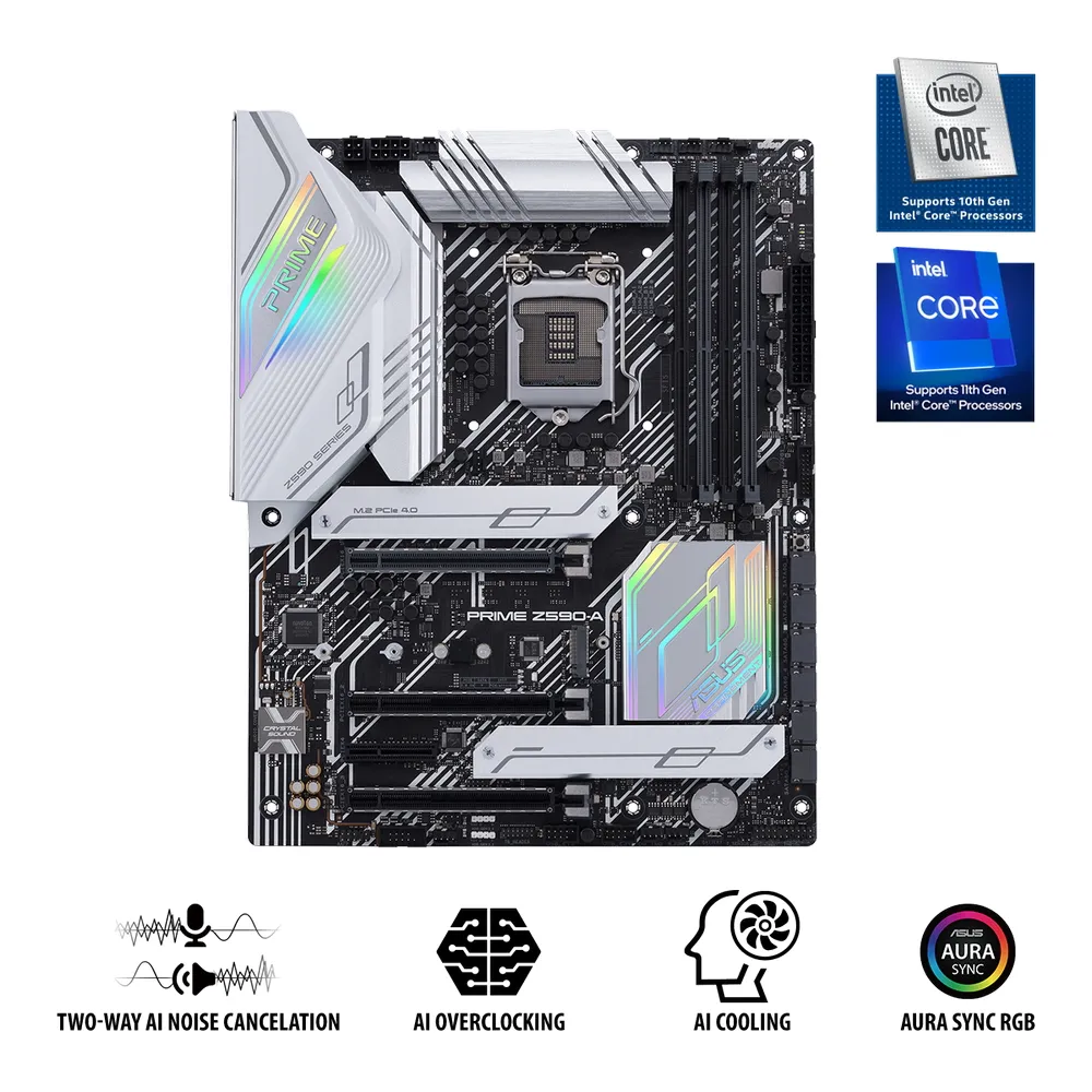 Placă de bază ASUS PRIME Z590-A, LGA1200, Intel Z590, ATX