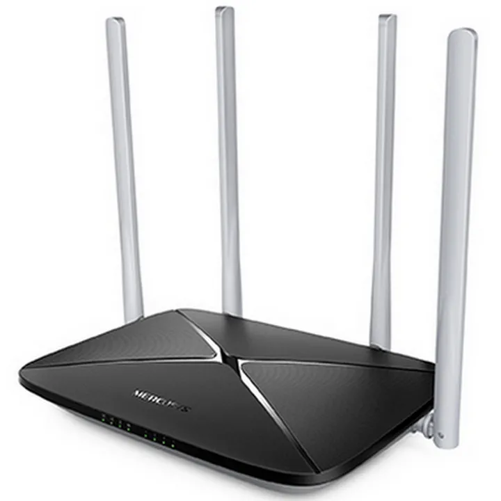 Router fără fir MERCUSYS AC12, Negru