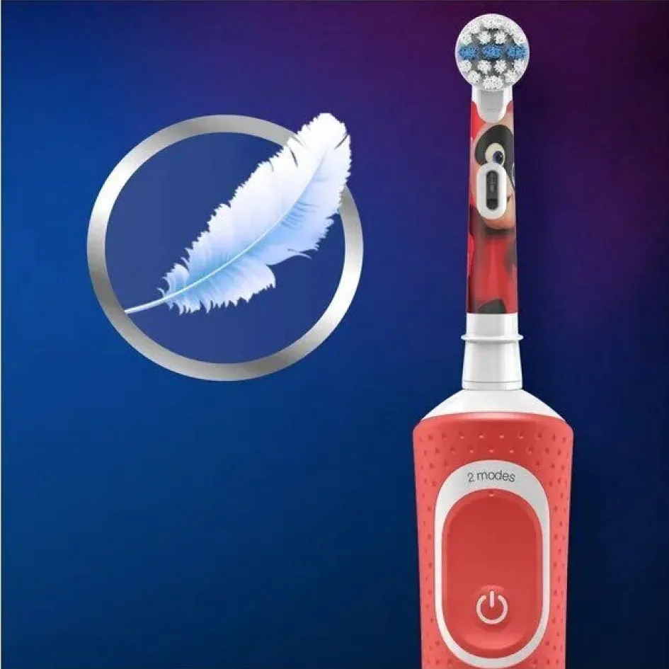 Periuță de dinți electrică BRAUN Kids Vitality D100, Roșu