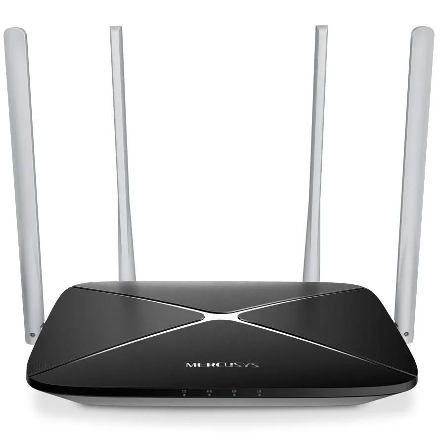 Router fără fir MERCUSYS AC12, Negru
