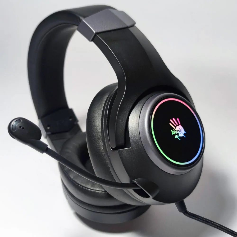 Căști gaming Bloody G350, USB, Negru
