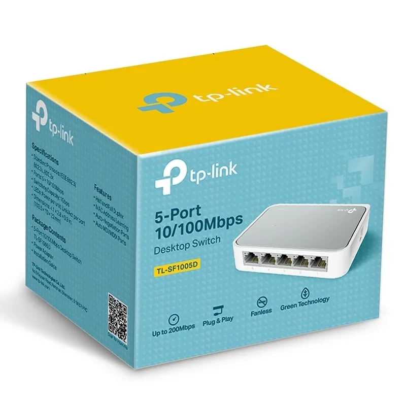 Switch de rețea TP-LINK TL-SF1005D, 5x 10/100 Mbps