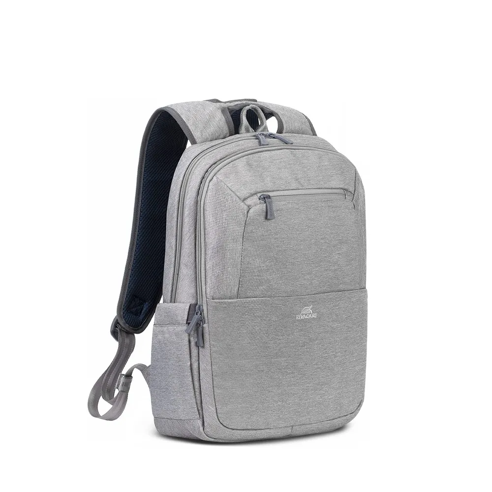 Rucsac pentru Laptop RivaCase Suzuka, 15.6", Poliester, Gri