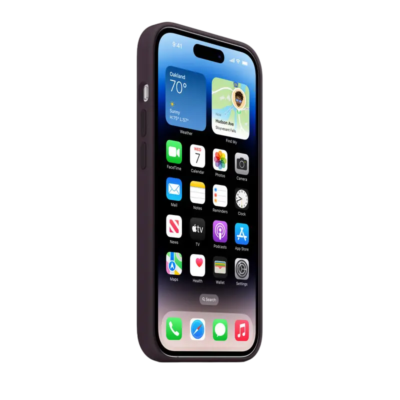 Original iPhone 14 Pro Silicone Case with MagSafe - Elderberry, Model A2912