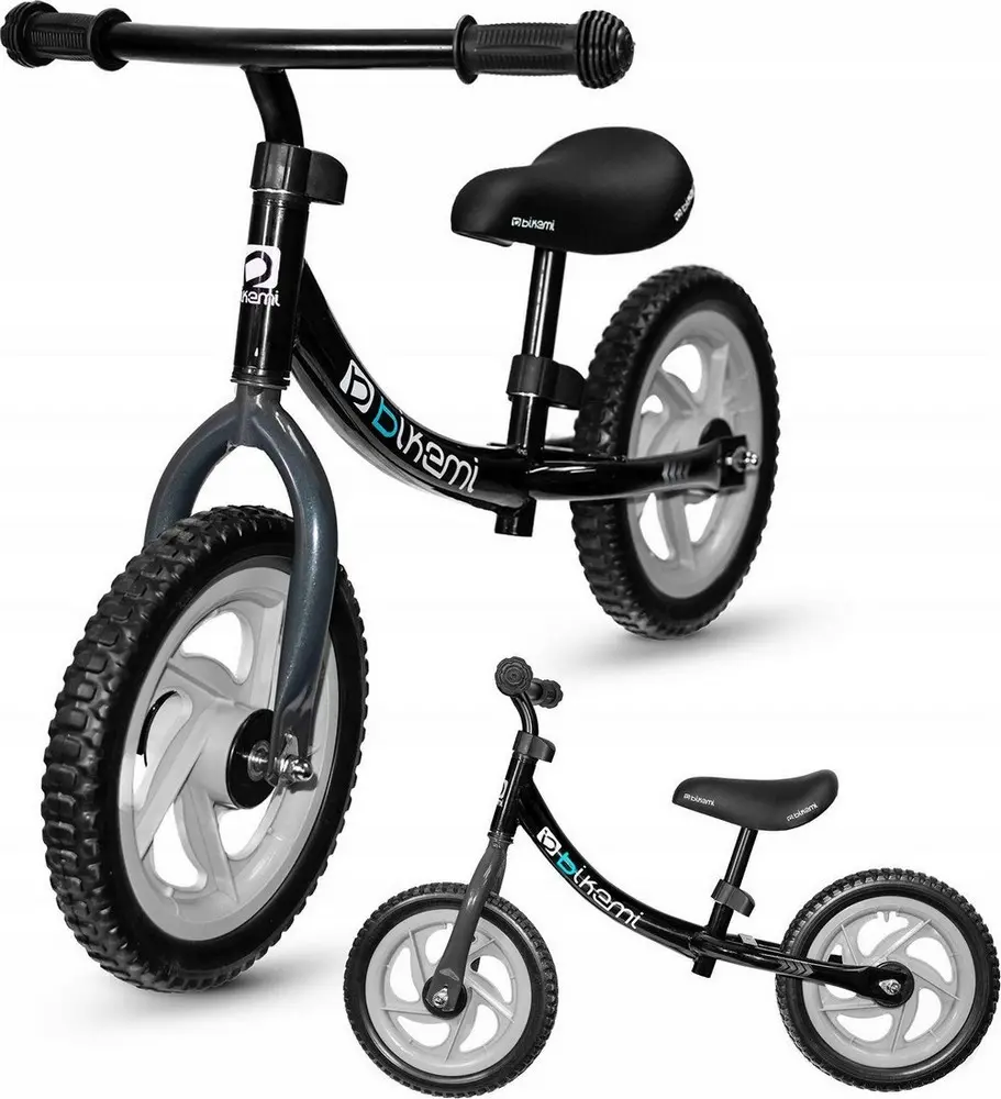 Bicicleta fara pedale| pentru copii JUMI (negru)