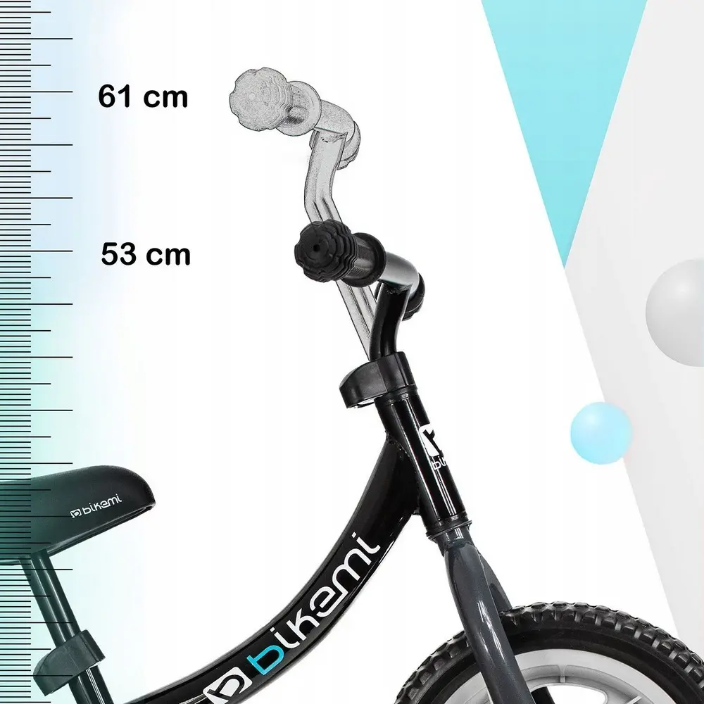 Bicicleta fara pedale| pentru copii JUMI (negru)