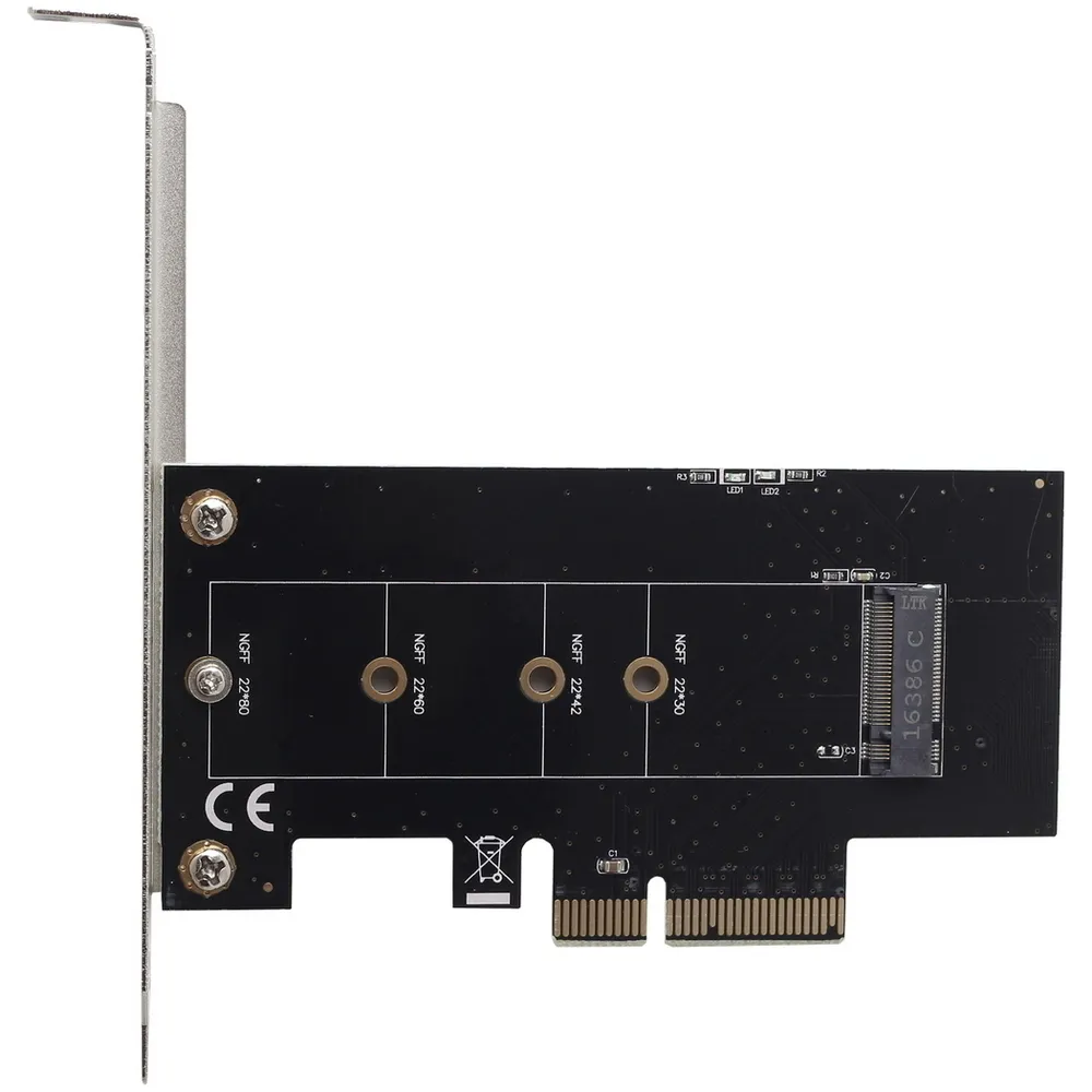 Placă de extensie Gembird PEX-M2-01, Gri