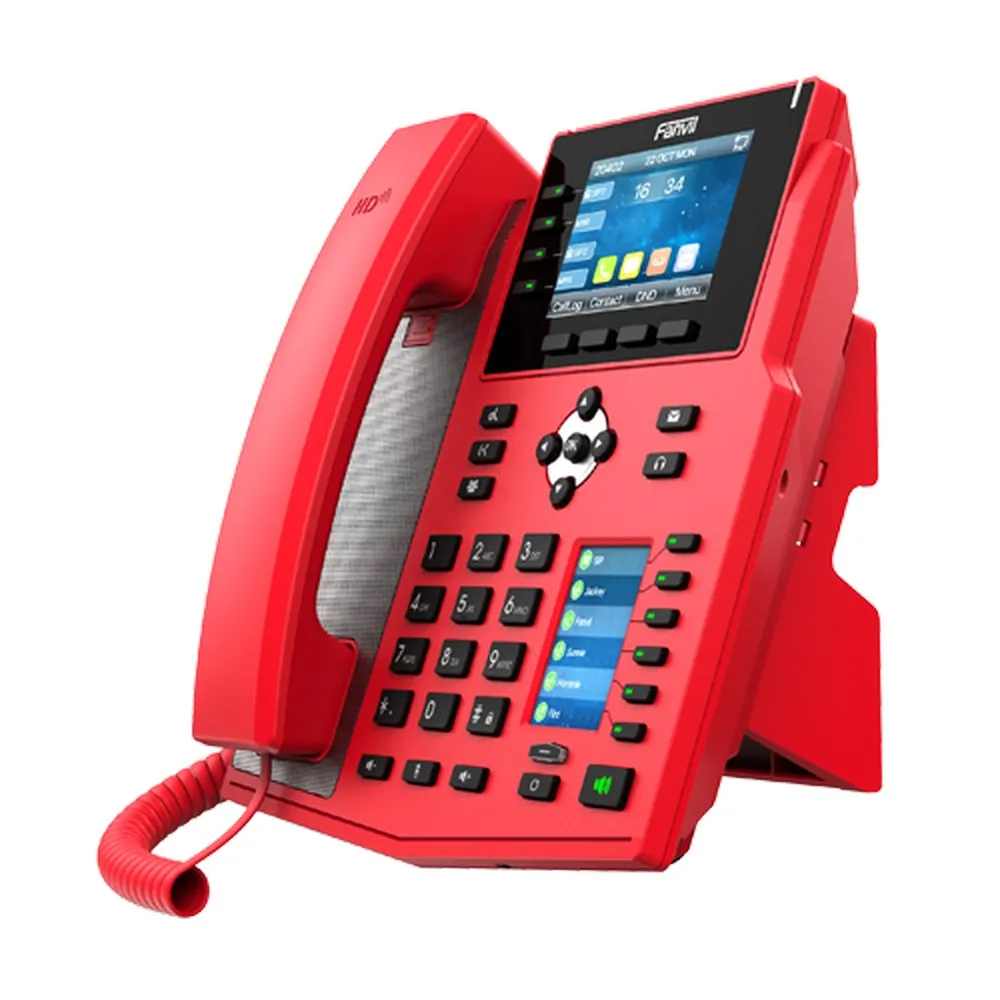 Telefon IP Fanvil X5U-R, Roșu