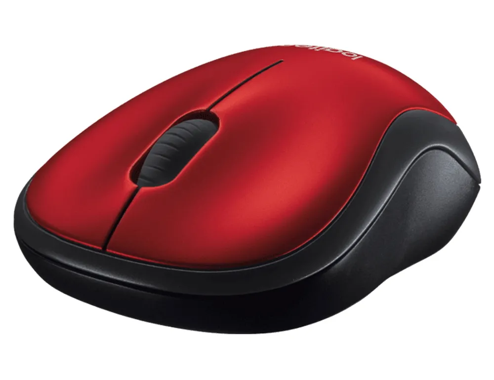 Mouse Wireless Logitech M185, Roșu
