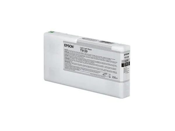 Ink Cartridge Epson T9139, Light Light Black, 200ml, C13T913900