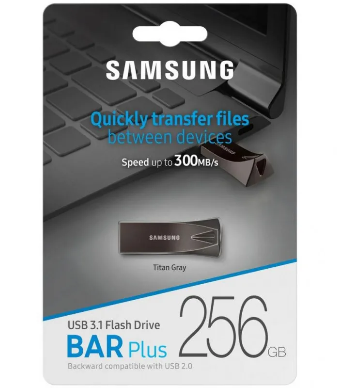 Memorie USB Samsung Bar Plus, 256GB, Gri