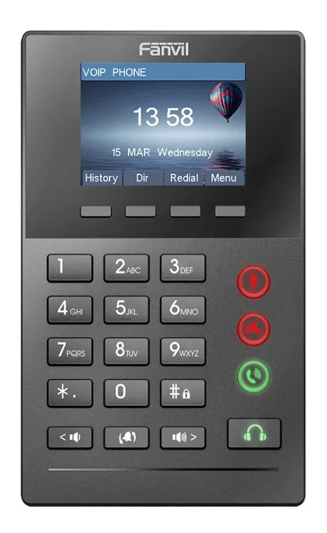 Telefon IP Fanvil X2P, Negru
