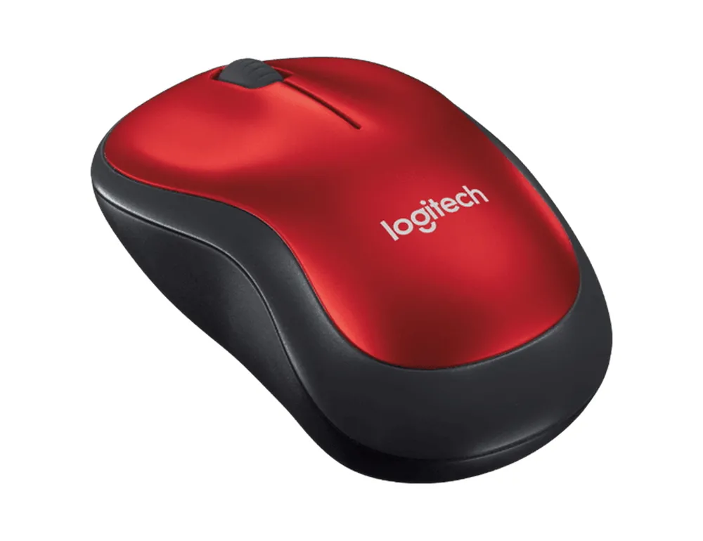 Mouse Wireless Logitech M185, Roșu