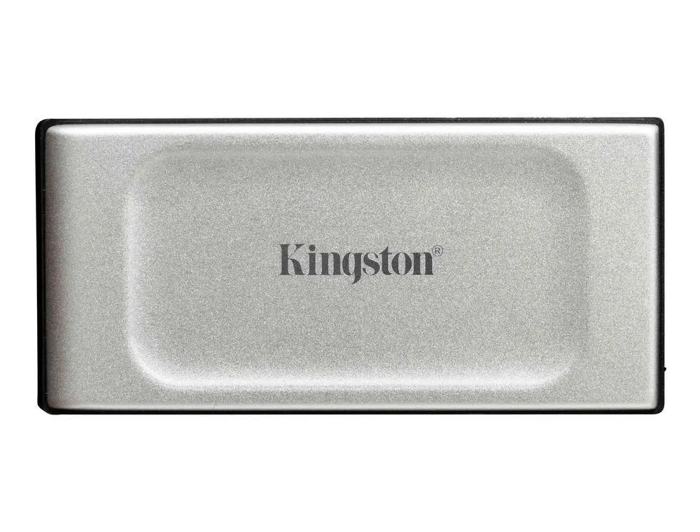 1.0TB Kingston Portable SSD XS2000 Silver, USB-C 3.2 (69.5x32.6x13.5mm, 28.9g, R/W:2K/2K MB/s)