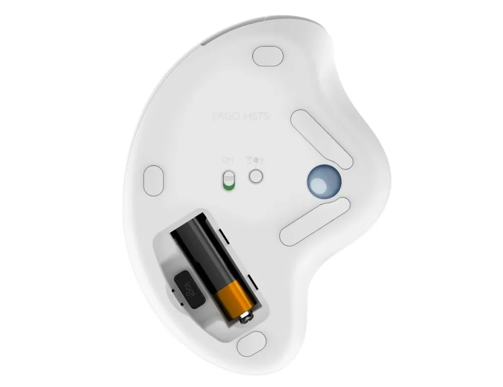 Mouse Wireless Logitech M575, Alb