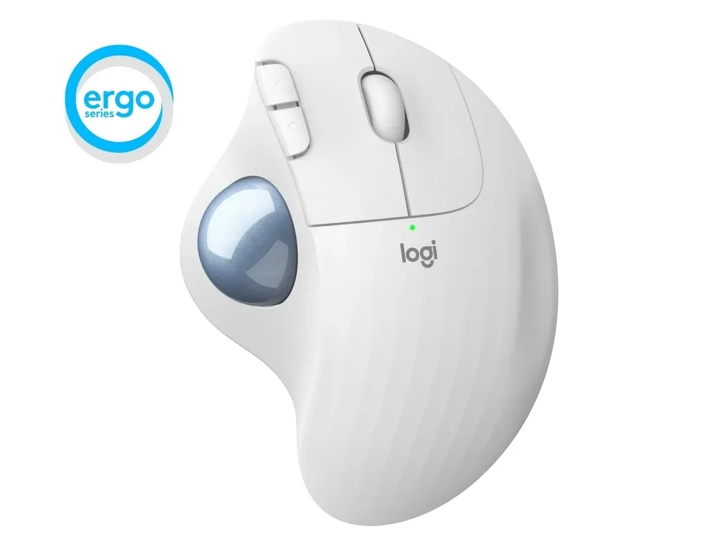 Mouse Wireless Logitech M575, Alb